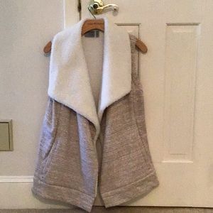 Athleta faux shearling vest